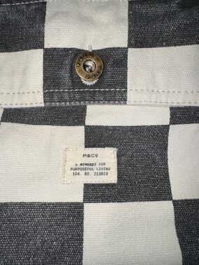 P&CO checkered canvas pants